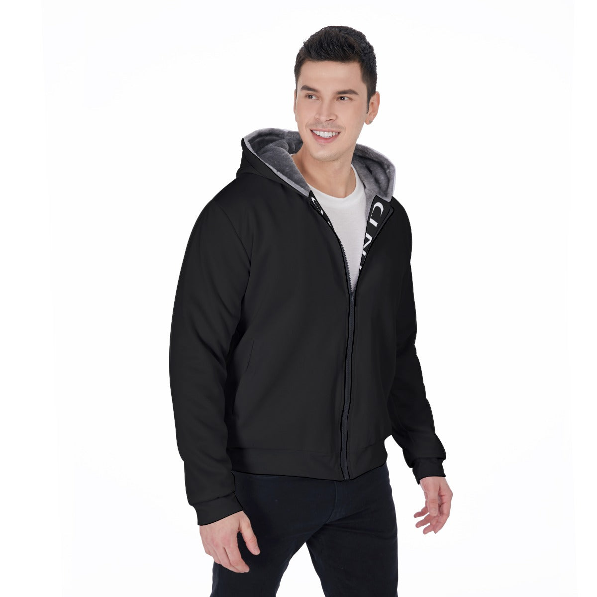 Men's Sherpa Fleece Zip Up Hoodie